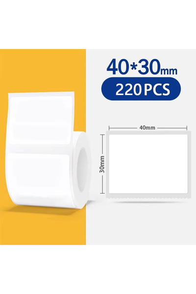 Choice3 Only 1Roll Portable Label Printer Mini Thermal Printe Self-adhesive I...