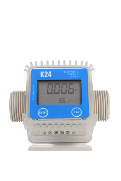 Choice B no battery K24 Digital Diesel Oil Fuel Meter Gauge Turbine Meter Che...