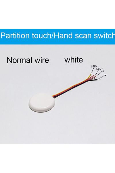 Choice1 Normal wire "Hand-Sweep Induction Switch for Partitions, DC3.7-24V, 3...