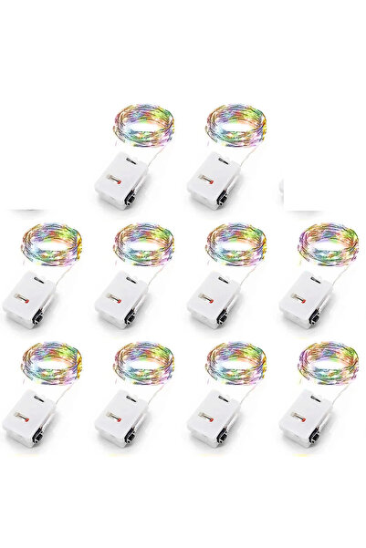 Choice 39.37inch white 10 pcs Outside 10 Pack Waterproof Mini Fairy Lights Co...
