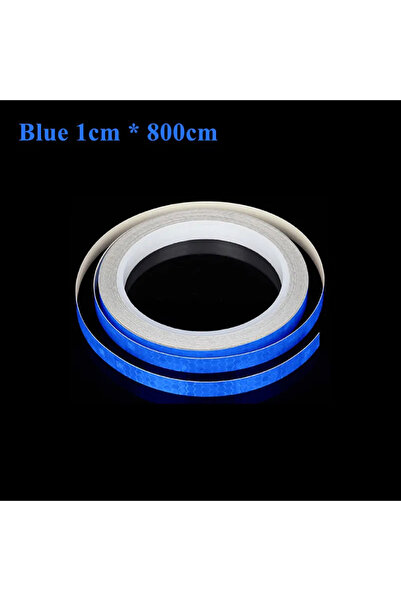 Choice4 1cmx8m blue A reel 1cmx8m Bike Reflective Stickers Cycling Fluorescen...