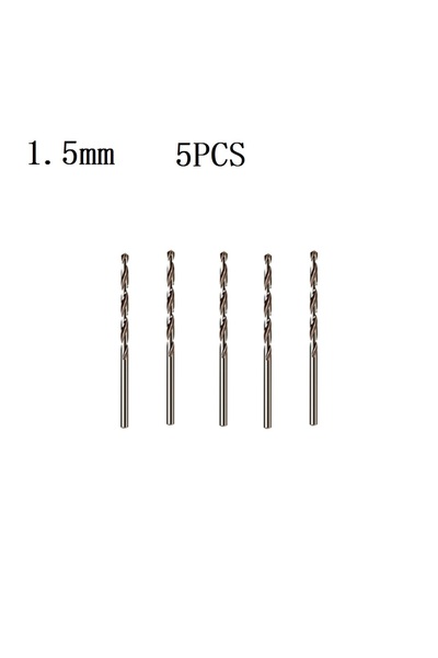 Choice1 1.5mm 5PCS 5/10pcs HSS M35 Cobalt Drill Bit 1mm 1.5mm 2mm 2.5mm 3mm F...