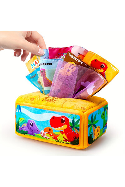 Choice1 Dinosaur3PCS Tear-Resistant Cloth Book for Babies 0-3 Years - Cotton ...