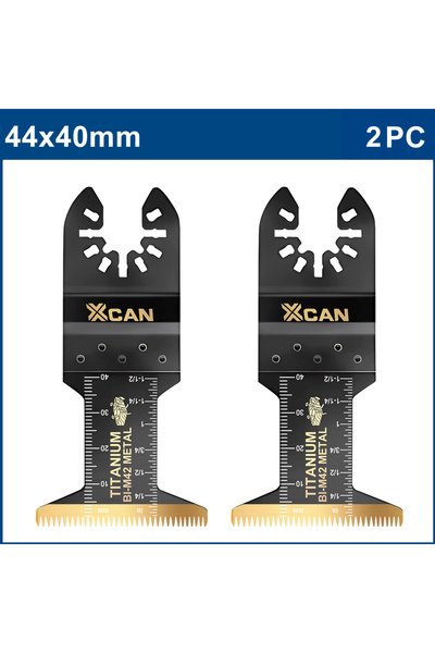 Choice3 2pc XCAN 44mm Titanium Oscillating Saw Blades Metal Cutting Multitool...