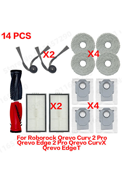 Choice8 roborock Set 6 For Roborock Qrevo Curv 2 Pro Qrevo Edge 2 Pro Qrevo C...