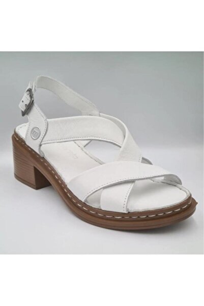 Mammamia Mammammia D24Ys-1610 Short Heel Strappy Leather Women's Sandals