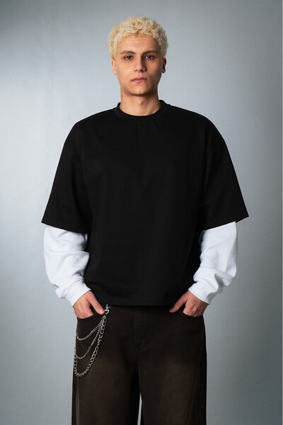 Crupt Studio Waffle Core Long Sleeve Crop Men's T-Shirt