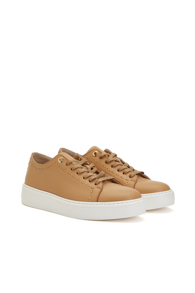 George Hogg Karamel Kadın Deri Sneaker