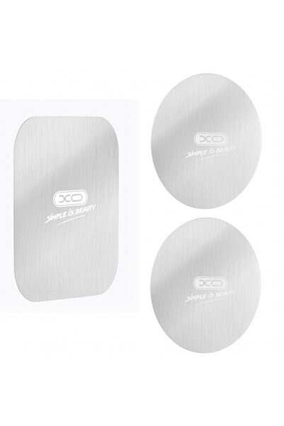 XO Design Sticker Metalic Y2, Set 3 bucati, Argintiu