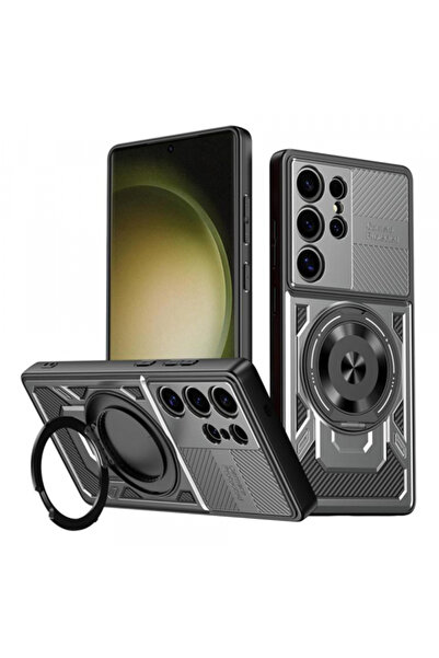 Samsung Husa pentru Galaxy S23 Ultra S918, Techsuit, RuggedCam, Gri