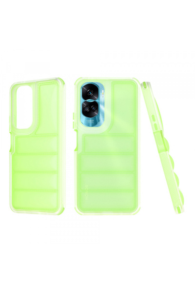 HONOR Husa pentru 90 Lite, Techsuit, Wave Shield, Verde