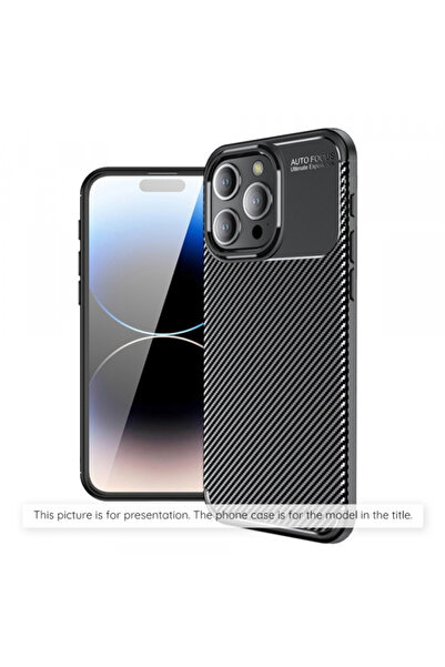 Apple Husa pentru iPhone 17 Pro, Techsuit, CarbonFiber, Neagra