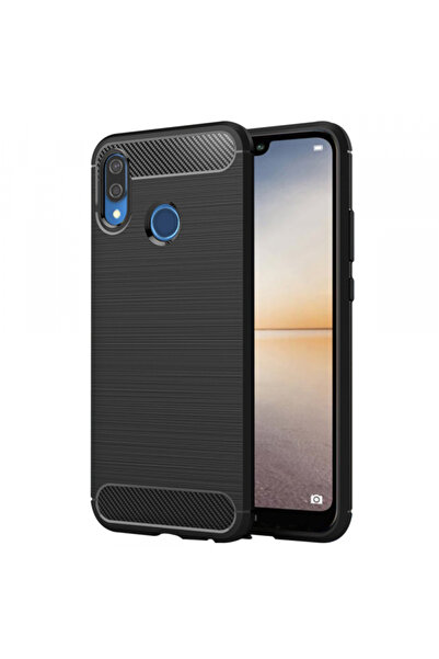 Huawei Husa pentru P20 Lite, Techsuit, Carbon, Neagra