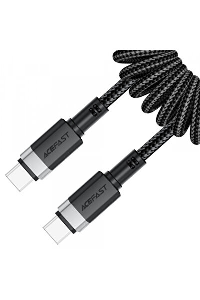 Acefast Cablu Date si Incarcare USB-C - USB-C C14-03, 60W, 1.2m, Negru