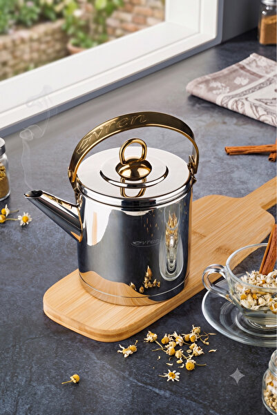 Evren Royal Upright Steel Herbal Tea Infuser 1 Liter, Tea Herbal Teapot Small...