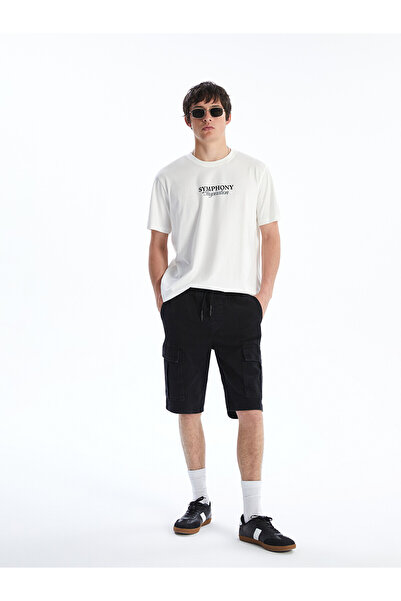 LC Waikiki Trendlucky Standard Fit Men's Jean Shorts with a Difference