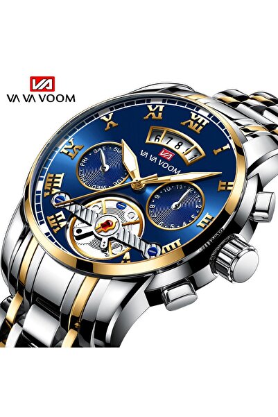 VA VA VOOM 2453L-SAN Relogio Masculino Top Brand Mens Luxury Watch Stainless ...