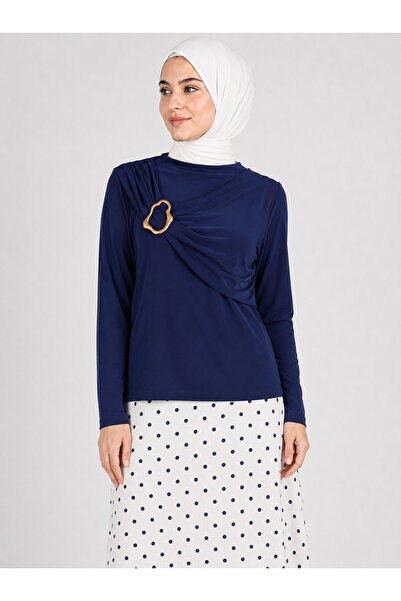 Livaa Sendy Blouse with Lycra and Bronchial Detail