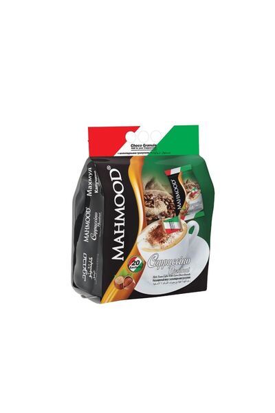 Mahmood Coffee Cappuccino Hazelnut Choco Granules 20 Pieces X 25 Grams