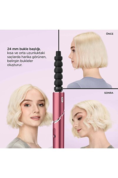 Shark FlexStyle 5-in-1 Saç Kurutma & Şekillendirme Sistemi - Cherry