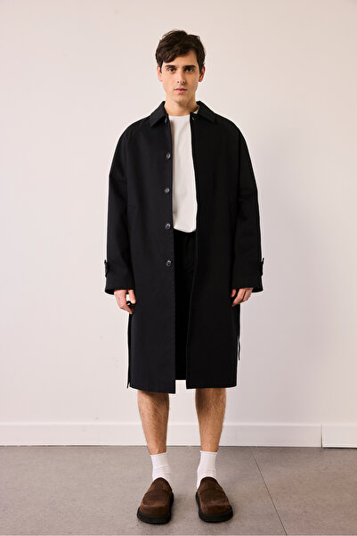 Beyyoglu Oversize Vintage Gabardine Trench Coat