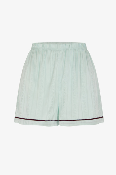 Penti Mint Aurora Saten Çiçekli Şort Pijama Altı