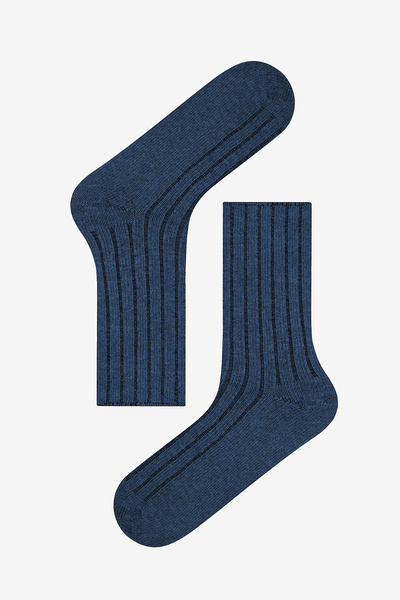 Penti Erkek Denim Look Mavi Soket Çorap