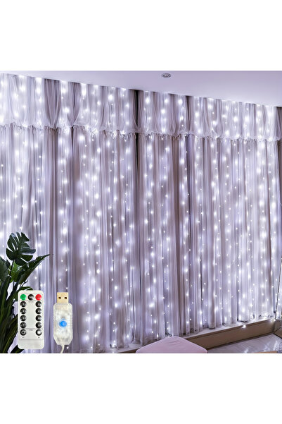 Choice 3Mx2M white USB Christmas LED Curtain Lights, Indoor Fairy Curtain Lig...