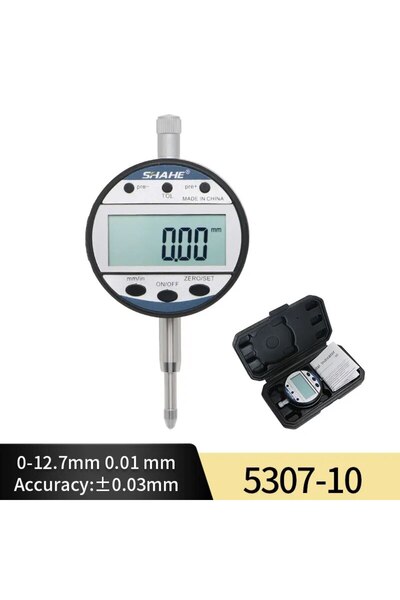 Choice 0-12.7mm SHAHE Digital Indicator 0-12.7/25.4mm 0.01mm Digital Dial Gau...