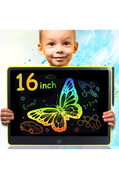 Choice9 16INCH Yellow D 16/12/10/8.5/8.2/6.5/4.5 Inch LCD Writing Tablet Draw...
