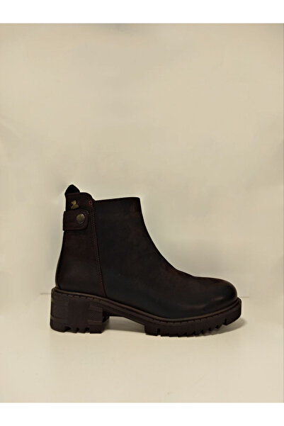 venüs ayakkabı Venus1950811K Women's Leather Boots Brown