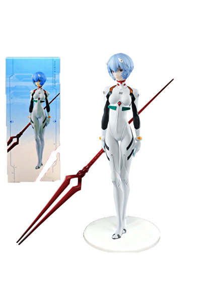 BANDAI with Box Neon Genesis EVANGELION Anime Figure Eva Ayanami Rei PVC Acti...