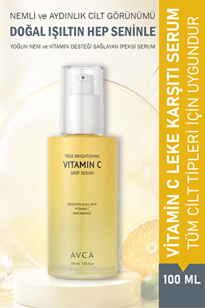 AVCA Vitamin C Aydınlatıcı ve Nemlendirici Serum - True Brightening Vitamin C...