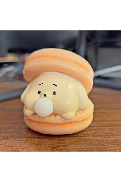 Choice5 A Creative Spit Bubble Burger Squishy Toy Cute Macaron Cartoon Stress...