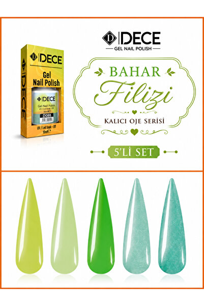 d dece Bahar Filizi Kalıcı Oje Serisi