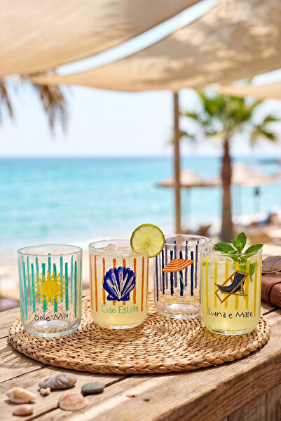 Rakle Amalfi Set of 4 Water Glasses 350 Cc