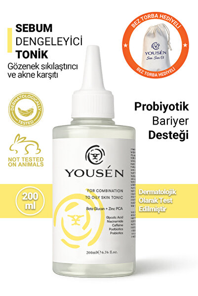 Yousen Yağlı Ve Karma Ciltler Için Gözenek Sıkılaştırıcı Ve Sebum Dengeleyici...