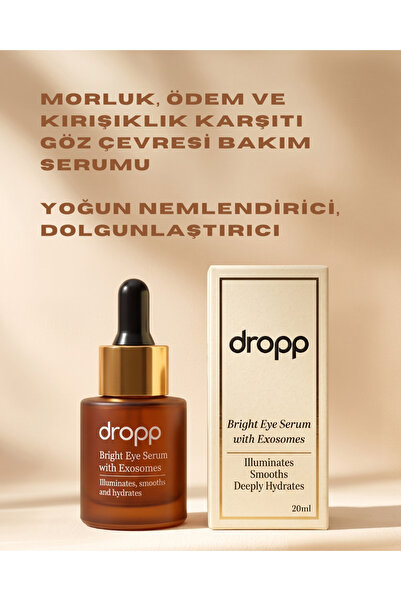 Dropp Beauty Aydınlatıcı Göz Çevresi Serumu - Eksozom, Peptit & Bitki Kök Hüc...