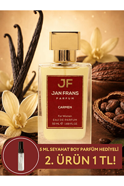 JF JAN FRANS Carmen - Vanilya Parfüm 50ml Kalıcı Edp Kadın Vanilyalı Parfüm |...