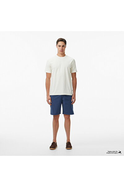 Nautica Erkek Mavi Regular Fit Su İtici Şort