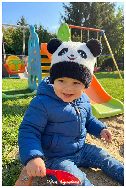 PIECE SIGNATURE Luxury Soft Beanie with Fleece Lining for Children (1-3 Years...