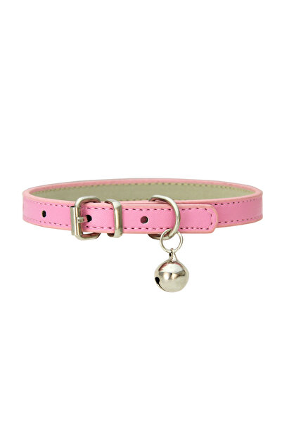 Choice S Pink Adjustable PU Leather Cat Collar - Durable, Stylish Pet Collar ...