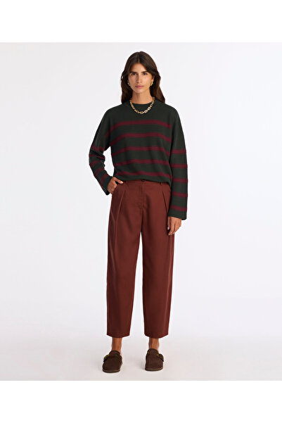 Yargıcı Široke pantalone Visok struk
