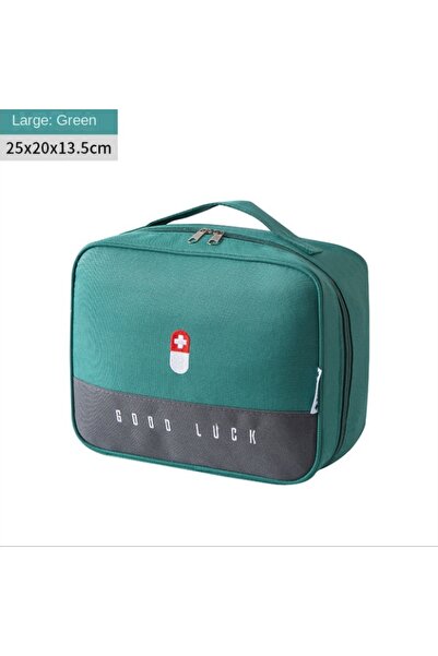 Choice GREEN large size Convenient To Carry Medical Bag Household Emergency S...