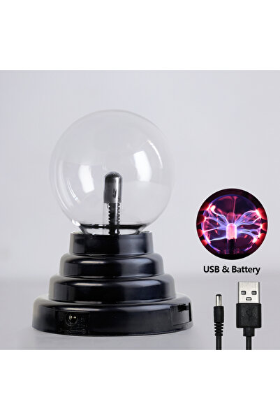Choice مصباح كرة البلازما السحرية بحجم 3 بوصات مع USB، إضاءة ليلية LED بأحجام...