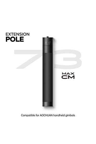 Choice تمديد 73 سم AOCHUAN 73 تمديدات موصل لولبي 1/4 لمثبت Gimbal الذكي قابل ...