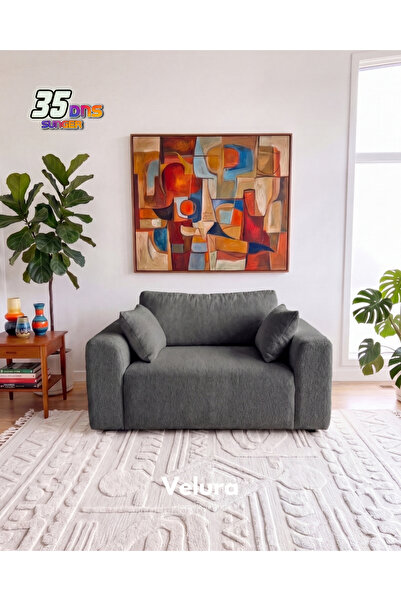 Velura Home & Living Sora Berjer & Tekli Koltuk - Antrasit