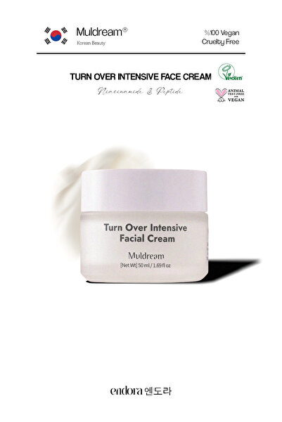 Muldream Turn Over Intensive Facial Cream Niacinamide Ve Peptid Sıkılaştırıcı...