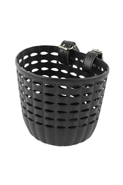Choice gray Kids Bike Basket Durable Storage Basket with Adjustable PU Straps...