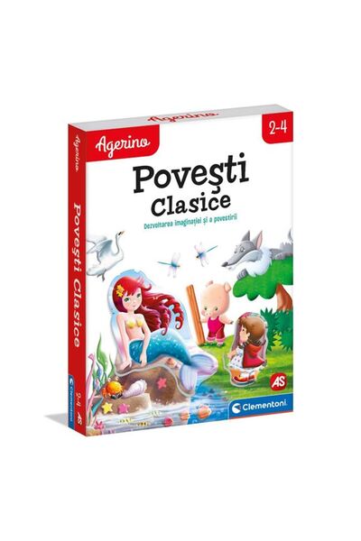 As Set Educativ cu Cartonase Puzzle Povesti Clasice Agerino -